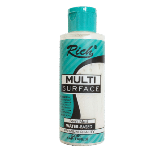 Rich Multi Surface Profesyonel Akrilik Boya 2198 Kar Tanesi 500cc