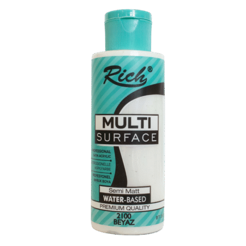 Rich Multi Surface Profesyonel Akrilik Boya 2100 Beyaz 120cc