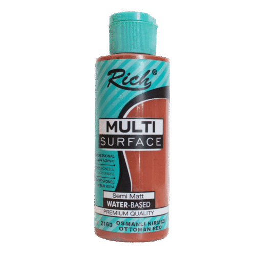 Rich Multi Surface Profesyonel Akrilik Boya 2160 Osmanlı Kırmızısı 500cc