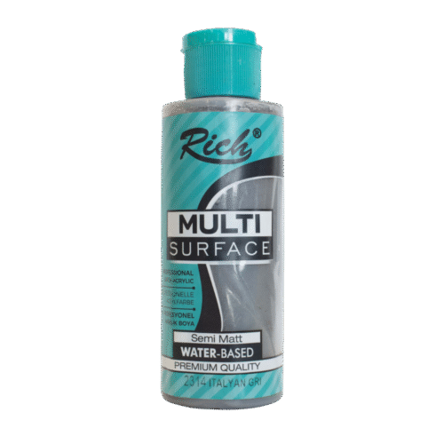 Rich Multi Surface Profesyonel Akrilik Boya 2314 İtalyan Gri 500cc