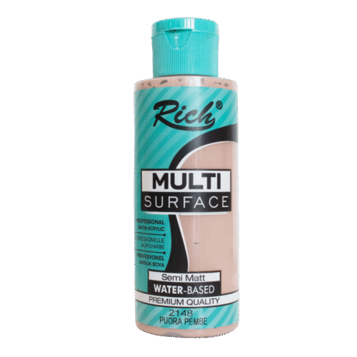Rich Multi Surface Profesyonel Akrilik Boya 2148 Pudra Pembe 500cc