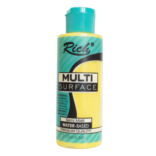 Rich Multi Surface Profesyonel Akrilik Boya 2128 Açık Sarı 500cc