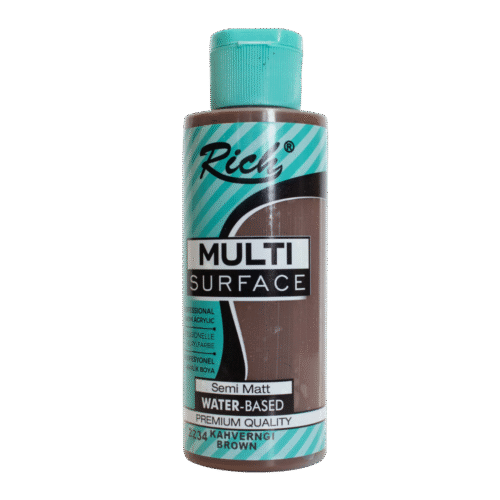 Rich Multi Surface Profesyonel Akrilik Boya 2234 Kahverengi 120cc